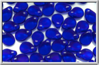 Pip-Beads, 5x7mm, cobalt, trans., 50 Stk.