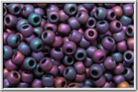 R-11-0515f, TOHO Rocailles, 11/0, mardi gras, higher met., matte, 10g