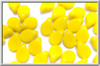 Pip-Beads, 5x7mm, yellow, op., 50 Stk.