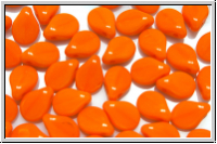Pip-Beads, 5x7mm, orange, coral, op., 50 Stk.
