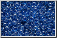 R-11-1057, TOHO Rocailles, 11/0, sapphire, lt., trans., dark blue-ld., 10g