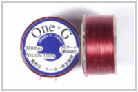 TOHO OneG Beading-Thread Fdelgarn, burgundy, 1 Spule
