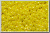 R-11-0128, TOHO Rocailles, 11/0, yellow, op., luster, 10g