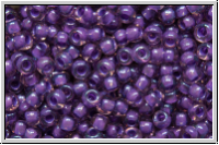 R-11-0928, TOHO Rocailles, 11/0, amethyst, trans., purple-ld., AB, 10g