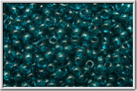 R-11-0007bd, TOHO Rocailles, 11/0, teal, trans., 10g