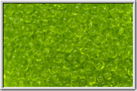 R-11-0004, TOHO Rocailles, 11/0, lime green, trans., 10g