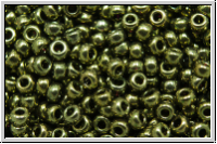 RR-11-0459, MIYUKI Rocailles, 11/0, olivine, met., 10g