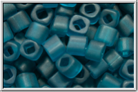 TC-03-0007bdf, TOHO Cubes, 3mm, teal, trans., matte, 10g