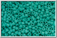 DB0759, MIYUKI Delica, 11/0, turquoise, op., matte, 5g