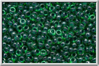 RR-15-2241, MIYUKI Rocailles, 15/0, emerald, trans., emerald-ld., luster, 5g