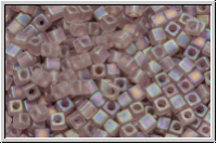 SBS-18-0142fr, MIYUKI Squares, 1,8mm, amethyst, lt., trans., matte, AB, 5g