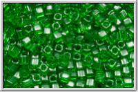 SBS-18-0146, MIYUKI Squares, 1,8mm, green, kelly, trans., 5g