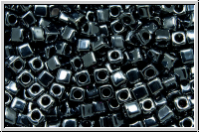 SBS-18-0451, MIYUKI Squares, 1,8mm, hematite, met., 5g