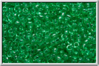 R-15-0072, TOHO Rocailles, 15/0, emerald, lt, trans., 5g