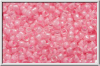 R-15-0379, TOHO Rocailles, 15/0, crystal, trans., cotton candy-ld., 5g