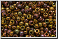 RR-11-0462, MIYUKI Rocailles, 11/0, gold, met., iris., 10g