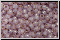 R-11-2121PF, TOHO Rocailles, 11/0, lavender, lt., opal, silver-ld., perm.-finish, 10g