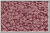 MBU-1-2034, MIYUKI Bugles, Nr. 1 (3mm), rose, antique, op., matte, 10 g