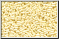 MBU-1-0594, MIYUKI Bugles, Nr. 1 (3mm), cream, ceylon, 10 g