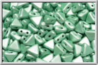 KHEOPS PAR PUCA, 6x5mm, green, met., satin, 50 Stk.