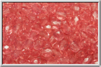 Bhm. Glasschliffperle, feuerpol., 4mm, pink, trans., 50 Stk.