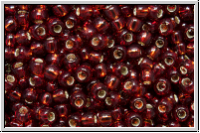 R-11-0025d, TOHO Rocailles, 11/0, garnet, trans., silver-ld., 10g