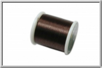 K.O. Beading Thread, Fdelgarn, dark brown, 1 Spule