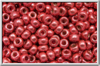 RR-08-4211, MIYUKI Rocailles, 08/0, cranberry, lt., met., galv., duracoated, 5g