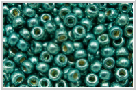 RR-08-4217, MIYUKI Rocailles, 08/0, seafoam, met., galv., duracoated, 5g