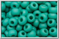 RR-06-0412f, MIYUKI Rocailles, 06/0, turquoise, op., matte, 10g