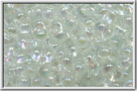 BB-0250, MIYUKI Berry Beads, 4,5x2,5 mm, crystal, trans., AB, 10g