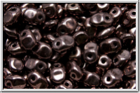 SuperUno Beads, black, op., vega luster, 100 Stk.