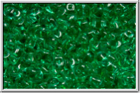 SD-50720-00000, SuperDuo Beads, emerald, trans., 10g
