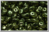 SuperUno Beads, green, met., 100 Stk.