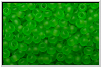 R-11-0007f, TOHO Rocailles, 11/0, peridot, trans., matte, 10g