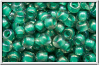 R-08-1833, TOHO Rocailles, 08/0, sapphire, lt., trans., teal-ld., AB, 10g