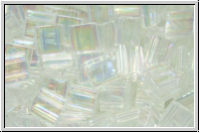 TL-0250, MIYUKI Tila Beads, crystal, trans., AB, 60 Stk.