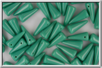 Spike Beads, 5x13mm, turquoise, opaque , 10 Stk.