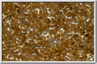 SD-00030-23501, SuperDuo Beads, crystal, trans., honey luster, 10g