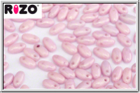 RZ-03000-14494, RIZO Perlen, white, op., rose marbled, 10 g