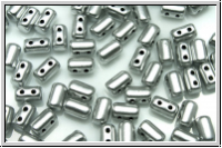 RUL-00030-01700, Rulla Beads, 3x5mm, silver, metallic, satin, 100 Stk. (ca. 11 g)