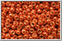 R-11-0562PF, TOHO Rocailles, 11/0, orange, sunburned, galv., met., perm.-finish, 10g