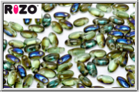 RZ-50510-22201, RIZO Perlen, peridot, trans., half azuro, 10 g