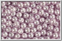 bhm. Glaswachsperle, rund, 4mm, light violet, 50 Stk.