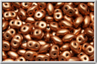 SD-00030-01770, SuperDuo Beads, copper, met., satin, 10g