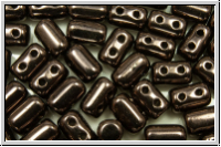 RUL-23980-14435, Rulla Beads, 3x5mm, chocolate, metallic, 100 Stk. (ca. 11 g)