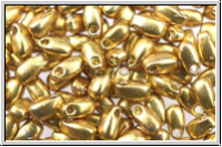 LDP-4202, MIYUKI Long Drops, gold, galv., met., duracoat, 10g