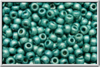 RR-11-4217f, MIYUKI Rocailles, 11/0, seafoam, galv., duracoat, matte, 5g