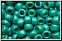 R-08-0569fPF, TOHO Rocailles, 8/0, turquoise, galv., perm.-finish, matte, 10g