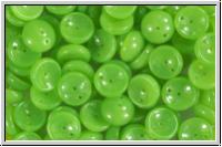 Piggy Beads, 4x8mm, lime green, opal, 25 Stk.